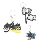 Custom pvc keychain Factory direct blank keyrings promotional metal keychain