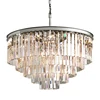 RH style wholesale crystal glass ceiling light for dining room
