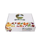 Custom Fresh Fruit Corrugated Packing Box Apples