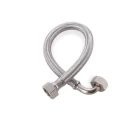 Bathroom kitchen faucet water hose stainless steel braided sink drain pipe