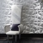 Hot sale 3d pvc golden pyramid ceiling&wall panels coating paper 3d waterproof home
