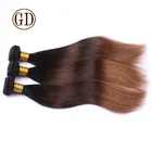 grade 10a virgin three tone ombre brazilian hair weave wet and wavy