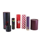 Cylindrical Cardboard Cosmetic Paper Tube Packaging Box
