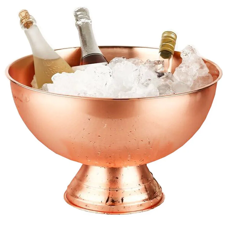 rose gold wine bucket