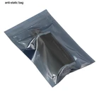 anti-static bag esd shielding pouch for electronics component packaging metal in metal out