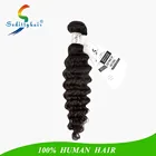 100g 18inch #1b natural black deep wave virgin remy brazilian human hair weft extensions aliexpress hair