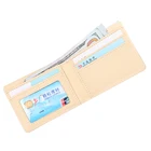 Factory Wholesale Price Custom Logo Leather Credit Card Holder Wallet For Travelling