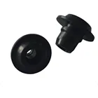 Custom molded FKM nbr silicone rubber cap for screw