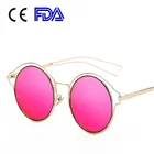 Superhot 2017 Round Sunglasses Luxury UV400 Ray Protect Sun Glasses Brand Gradient Sunglasses for Men and Women 154601