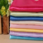 Elegant Polyester Plain Satin Silk Sarees Fabric