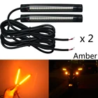 Universal 2x10cm led Motorcycle Light Strip Tail Brake Stop Turn Signal 48SMD Flexible led light for motorcycle