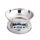 5kg Digital Stainless steel kitchen scale with bowl