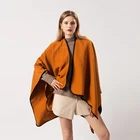 Winter New Arrival Wholesale Fashion Women Oversize Solid Thick Blanket Scarf
