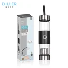 BPA free OEM logo china wholesale eco friendly glass drinking water bottle bag