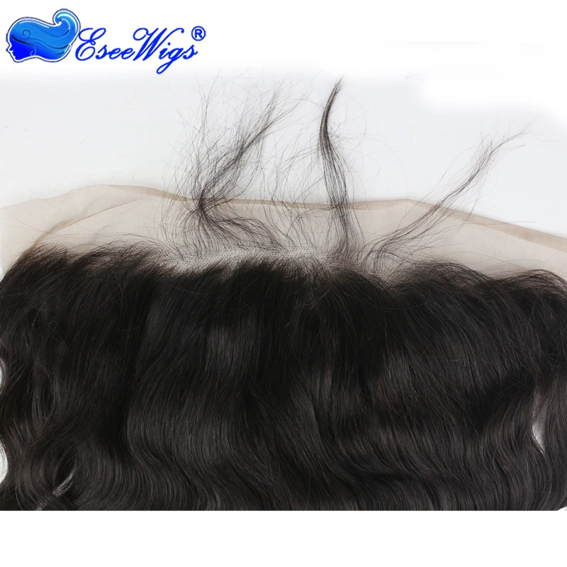 Virgin Brazilian Hair Lace Frontal Closure Body Wave 13x4 human hair lace frontal bleached knots