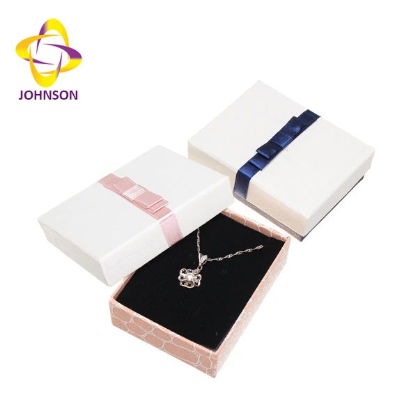 china manufacturer ribbon jewelry packaging gift box for