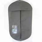 Promotional zipper garment bags men's coat suit cover with custom printed logo