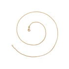 40311 xuping Lead and nickel safe Alloy fashion jewelry popular clasp 24k gold plated chain necklace