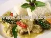 THAI GREEN CURRY WITH FISH WITH RICE