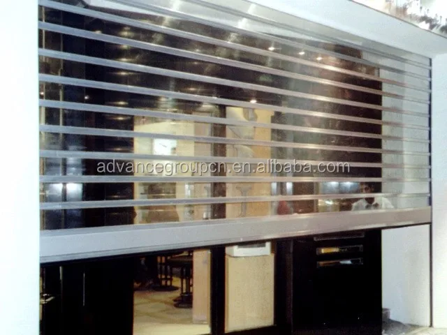  YUYI Persiana enrollable transparente para ventana exterior, persiana  enrollable transparente de plástico de vinilo con ajuste, cortina  impermeable para puerta interior y exterior, 90/110/130/150/160/66.9 in de  ancho, tamaño personalizado