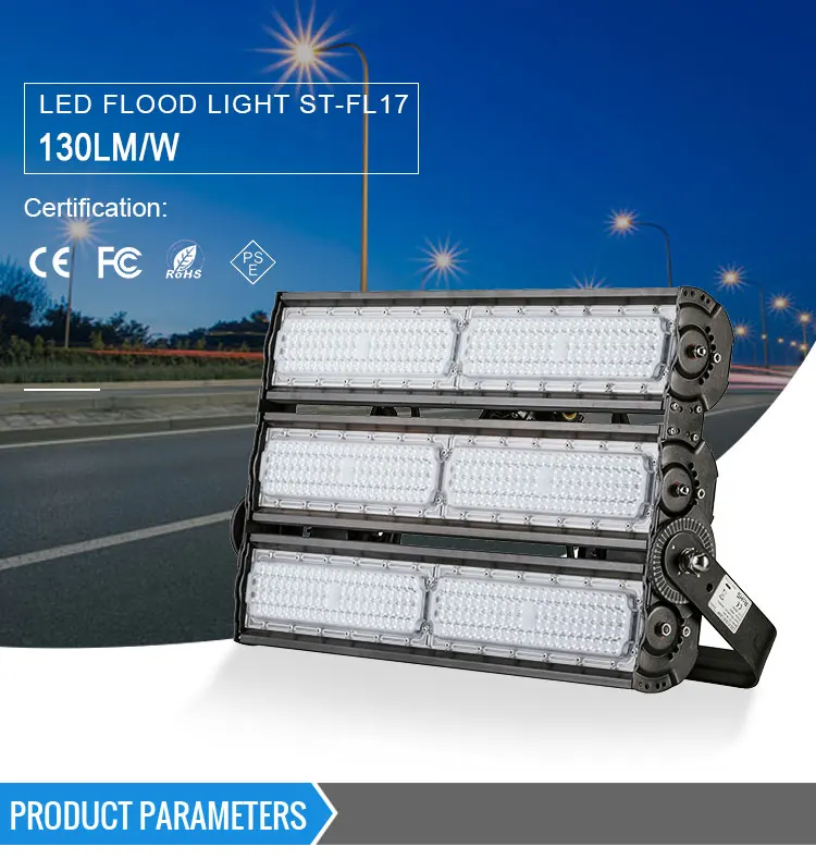 1000W 5 Years Warranty CE ROHS slim dimmable led stadium flood light for football field