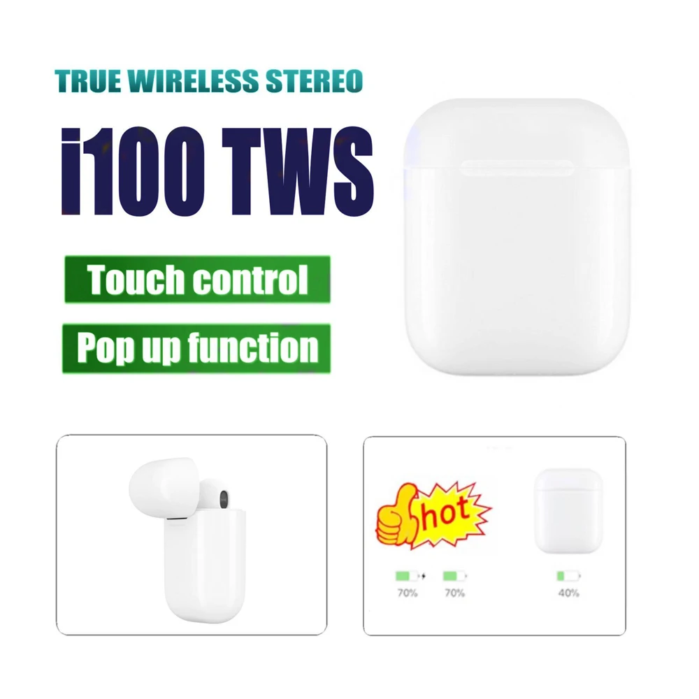 White Cute Bluetooth earphone for business daily life sports racker - ANKUX.COM