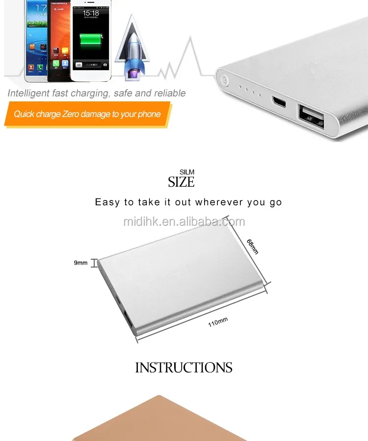 shenzhen mobile power bank customizable super slim powerbank - ANKUX.COM