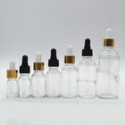 Vial For Glass Vial Bottles Empty Tincture Vial Clear Color Glass Dropper Bottle For Cbd Essential Oils