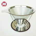 Factory Supply Cone Pour Over/ Drip Coffee Stainless Filter