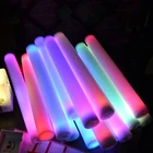 Light Up LED Multi Color Foam Sticks Rave Batons Glow Sticks