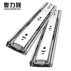 3FOLDS 45MM width thickness Stainless Steel Type Manufacture Folded Slide Out Adjustment slides Rail