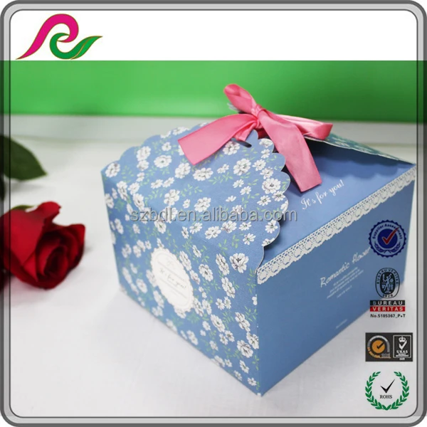 paper box with ribbon for gift packing stylish gift packaging