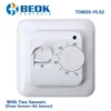 TOM20-FE energy saving easy heat manual thermostat with floor sensor mechanical
