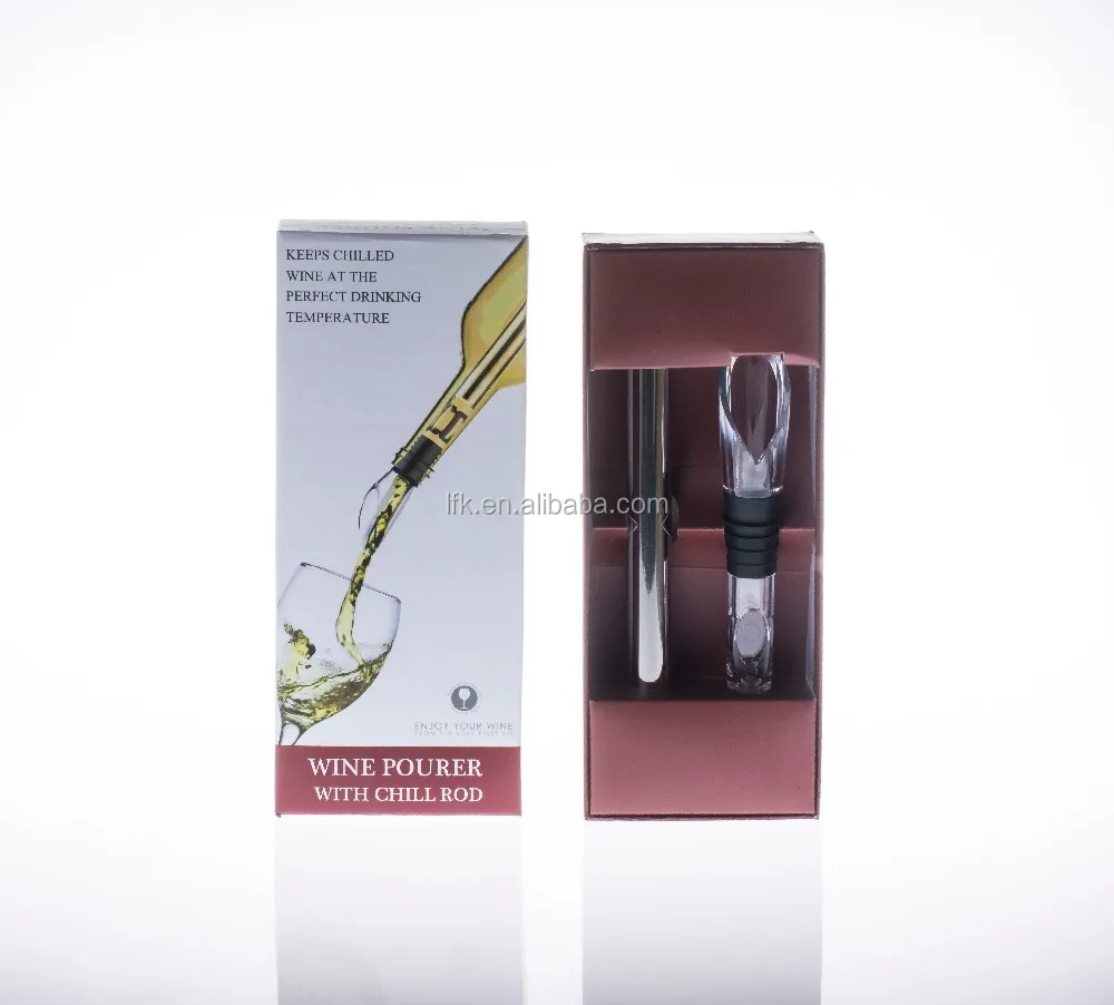 amazon hot sell,stainless steel wine coolr stick,wine chiller