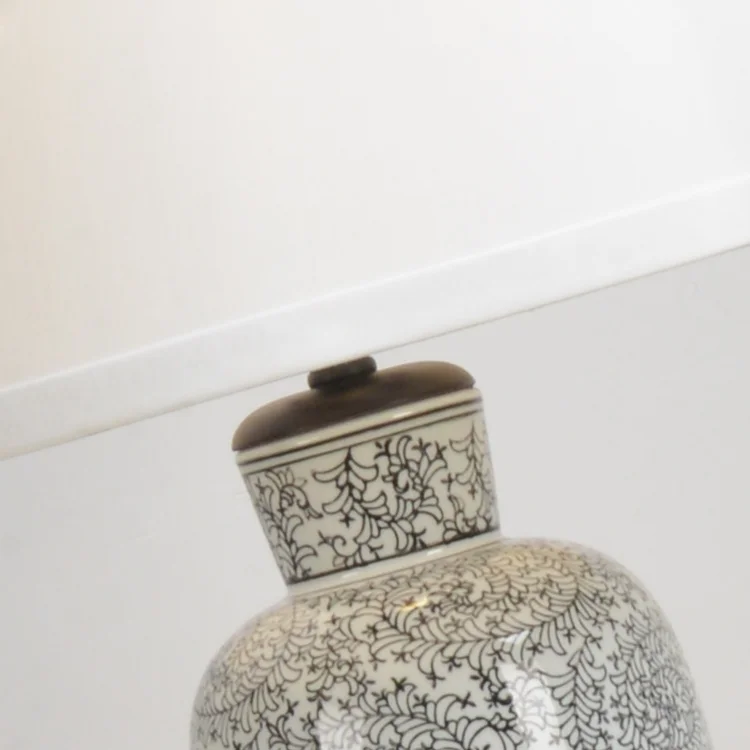 New Arrival Chinese ceramic traditional ceramic table lamps for bedroom