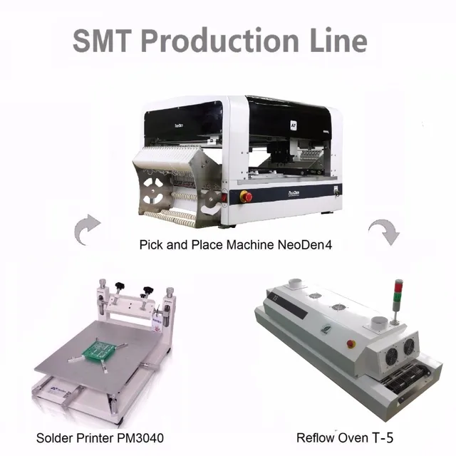smt pick place machine with 4 heads ,max support 48 tape reel