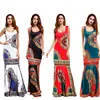 Women African Dashiki Dresses Maxi African Bazin Print Robe Longue Dresses Traditional For Ladies Big Size African Clothing