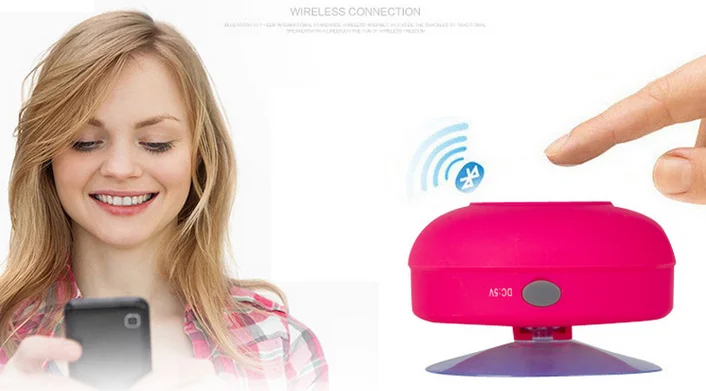 Wholesale Sucker Shower Waterproof Speaker wireless - ANKUX.COM