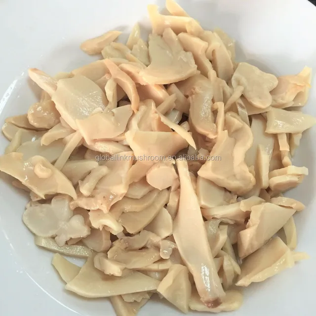 tinned king oyster mushroom in can