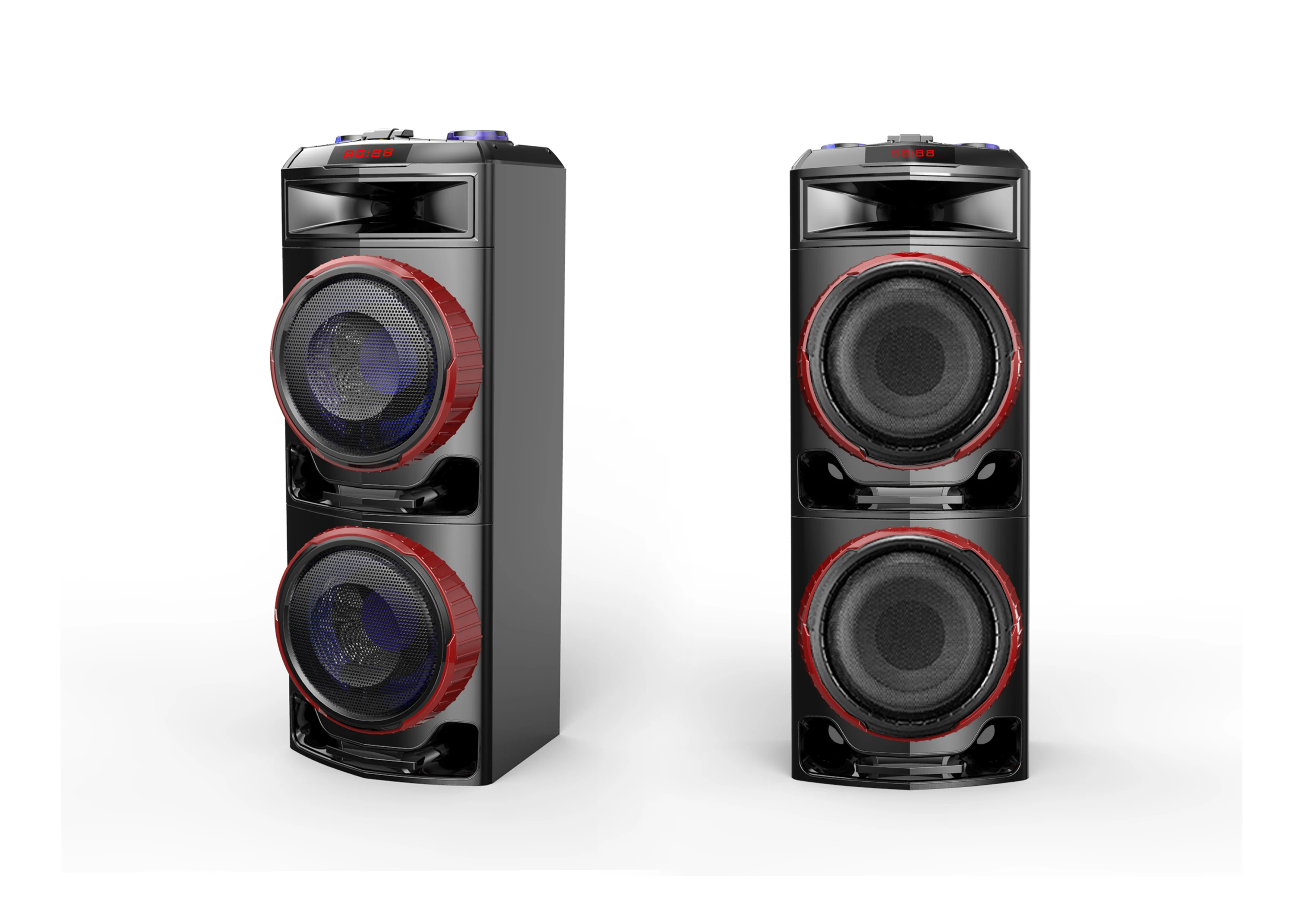 Temeisheng new huge speakers with eq/usb/sd/fm/remote control/led light made in china - ANKUX.COM
