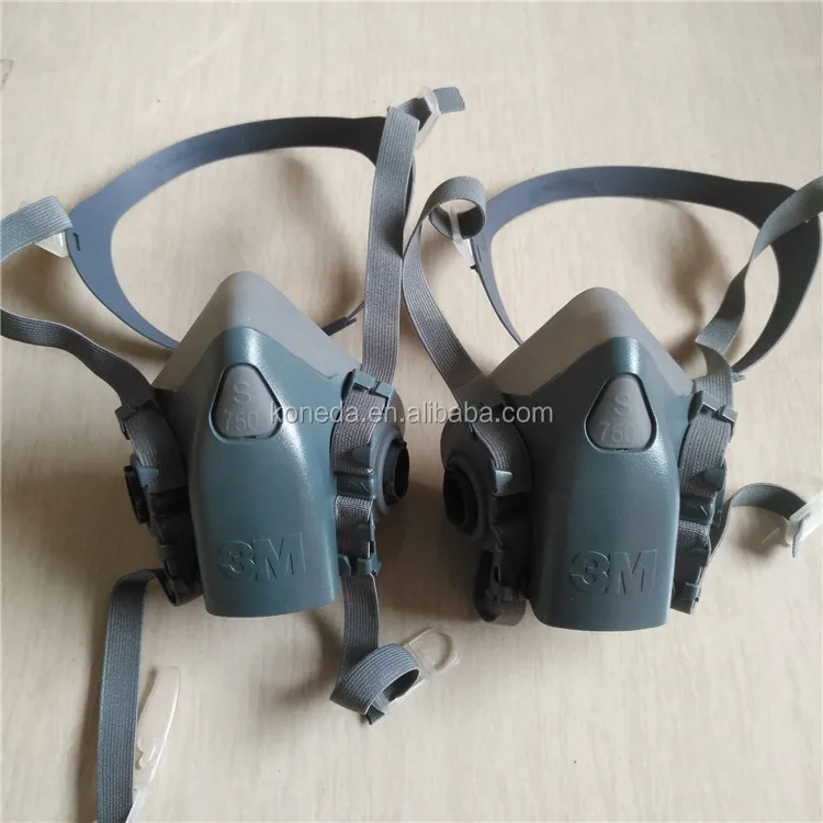 3m half mask 7501 small canister respirator breath