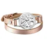 Fashion Design Scented Bracelet Hollow Tree Stainless Steel Leather Band Watch Bracelet