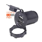 3.1A 2.1A Dual Port Bus Boat Marine Car Charger 12V USB Socket