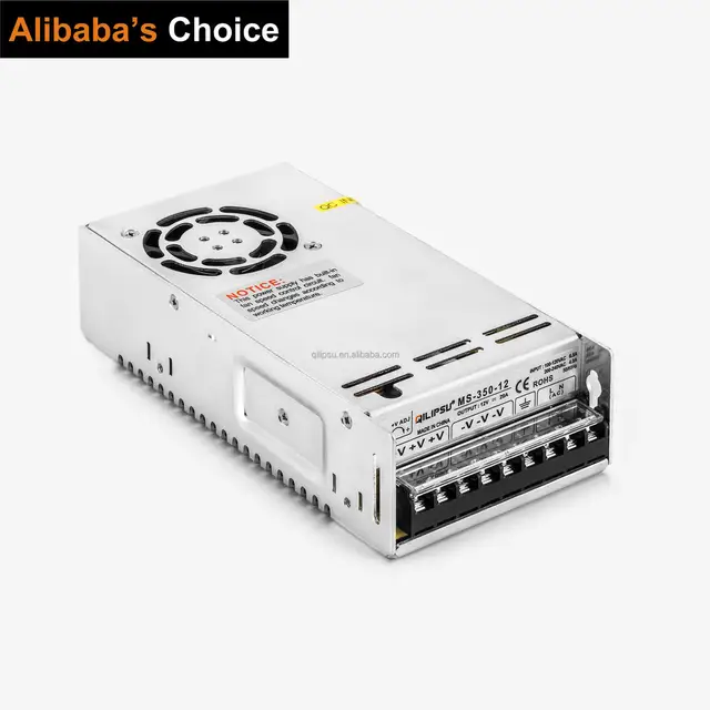 12V 30A LIFETIME WARRANTY MINI CCTV switching power supply 350W SMPS 220V ac to 12V dc LED power supply