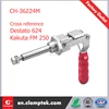Clamptek push pull toggle clamps Clamping force 3180 N CH-36224M equal to Destaco 624 Kakuta FM 250