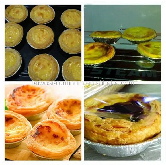 silver egg tart baking cups