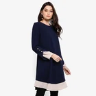 2019 New Abaya simple style islamic dress Designs women Dubai Pleated Muslim Blouse