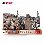 Oem 3D Fridge Magnet Maker Souvenir Blank Metal Custom Fridge Magnet