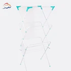 Portable Folding Stainless Steel Clothing Garment Cloth Towel Clothes Drying Rack