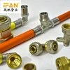Wholesale Brass Fittings Copper Plumbing Parts names image PEX Pipe Fitting for floor heating pex pipe